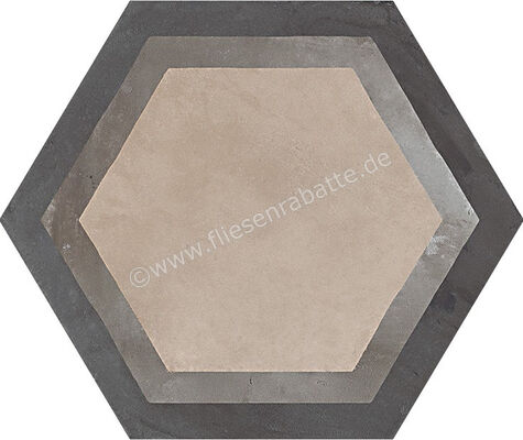  Marca Corona Terra Cornice Esagona Vers. F 21.6x25 cm Dekor Matt Eben Naturale 0394 | 222924