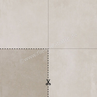 Imola Ceramica Azuma OUTDOOR Grey G 45x45x2 cm Terrassenplatte Schnittmuster Matt Eben Naturale AZMA 90G AS RM SM | 225539