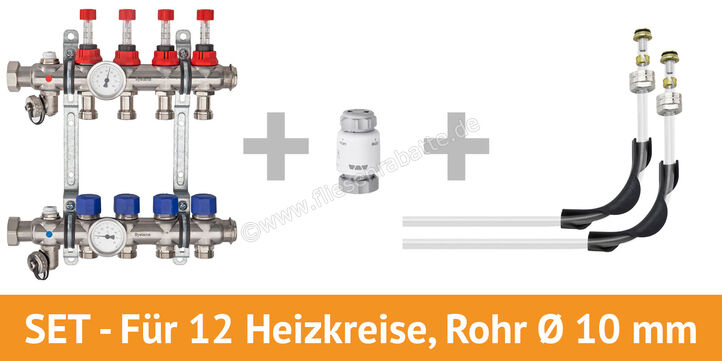 Schlüter Systems BEKOTEC-EN FK Anschlusspaket für 12 Heizkreise, Rohr Ø 10 mm für 12 Heizkreise, Rohr Ø 10 mm BT12AS10 | 226028