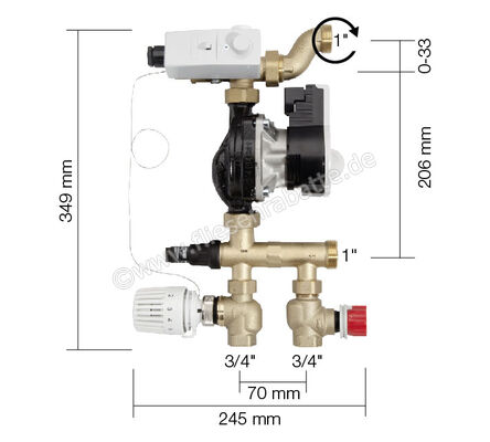  Schlüter Systems BEKOTEC-THERM-FRS Festwertregelstation BTFRS | 228277