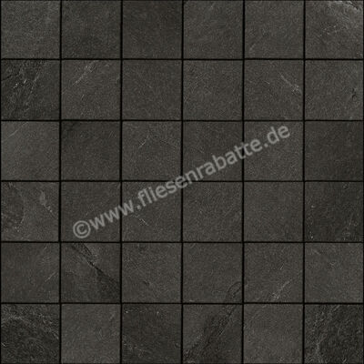 Imola Ceramica X-Rock Black N 30x30 cm Mosaik Matt Strukturiert Naturale MK.X-ROCK 30N | 236066
