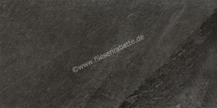 Imola Ceramica X-Rock Black N 30x60 cm Bodenfliese / Wandfliese Matt Strukturiert Naturale X-ROCK 36N | 236075