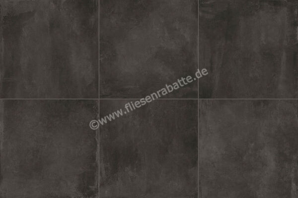 Imola Ceramica Azuma Black N 90x90 cm Bodenfliese / Wandfliese Matt Eben Naturale AZMA 90N RM | 237797