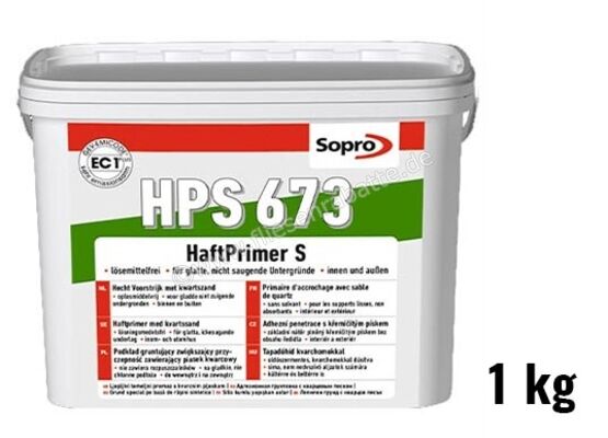 Sopro Bauchemie HPS 673 HaftPrimer S 1 kg Eimer Hellgrau 7767331 (673-01) | 244270