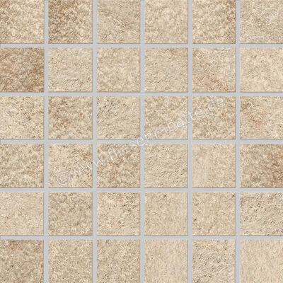 Agrob Buchtal Quarzit Sandbeige 30x30 cm Mosaik Matt Trittsicher HT-Veredelung 8462-7161H | 24485