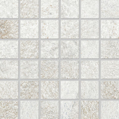 Agrob Buchtal Quarzit Weißgrau 30x30 cm Mosaik Matt Trittsicher HT-Veredelung 8464-7161H | 24487