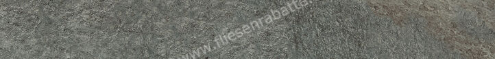 Agrob Buchtal Quarzit Basaltgrau 6x50 cm Sockel Matt Eben HT-Veredelung 8450-342557HK | 24488