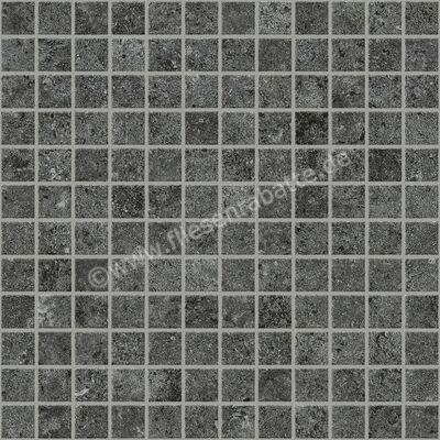 ceramicvision Glam Antracite 30x30 cm Mosaik 2,5x2,5 Matt Strukturiert Grip CV0113251 | 244966