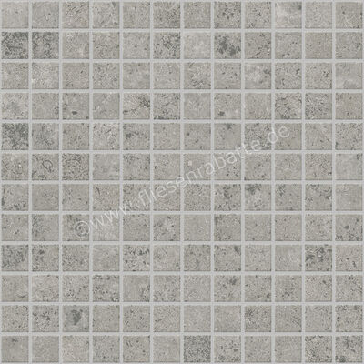 ceramicvision Glam Grigio 30x30 cm Mosaik 2,5x2,5 Matt Strukturiert Grip CV0113254 | 245317