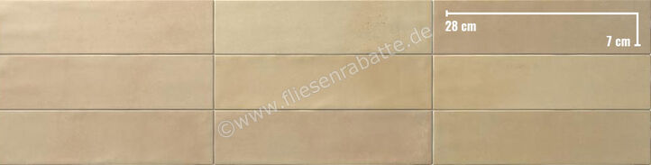 Dune Ceramica Agadir Cotto Claro Mate 7x28 cm Bodenfliese / Wandfliese Matt Strukturiert Naturale 188550 | 247273