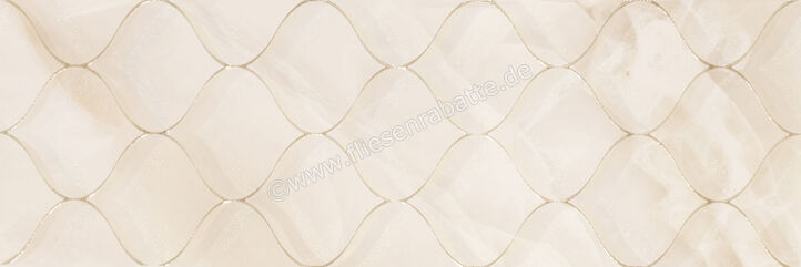 Dune Ceramica Selene Arabesque Light 30x90 cm Wandfliese Glänzend Strukturiert Gloss 187993 | 250495