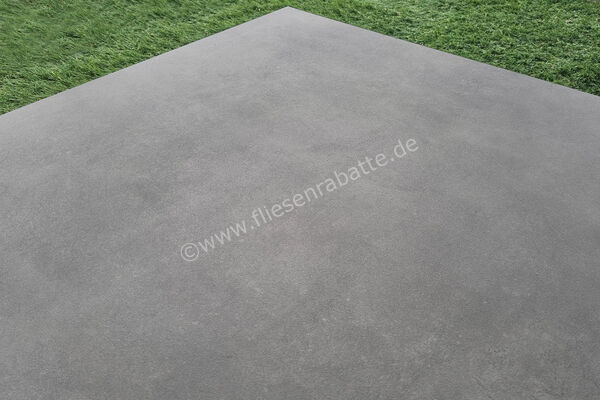 ceramicvision Craft Outdoor Steel Grey 90x90x2 cm Terrassenplatte Matt Strukturiert Naturale CVCRSG902R | 258775