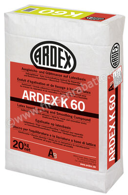 Ardex K 60 Ausgleichs- und Glättmasse auf Latexbasis Pulver (Komponente A) 20 kg Papiersack 24201 | 26027