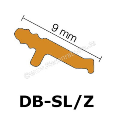 Schlüter Systems DESIGNBASE-CLZ Dichtlippe lichtgrau lichtgrau Länge: 2,5 m DBZSLL | 266953