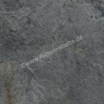 Kronos Ceramiche Rocks Silver Black 60x60 cm Bodenfliese / Wandfliese Matt Strukturiert Naturale KRO7401 | 26886