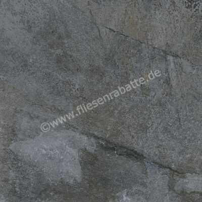 Kronos Ceramiche Rocks Silver Black 60x60 cm Bodenfliese / Wandfliese Matt Strukturiert Naturale KRO7401 | 26888