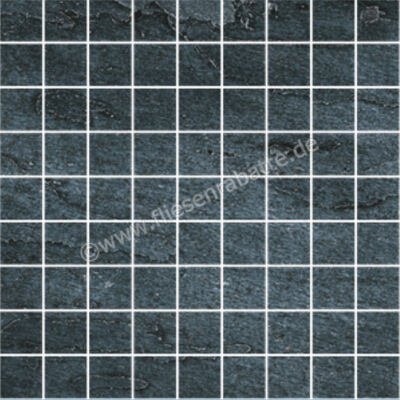 Keraben Nature Black 30x30 cm Mosaik Matt Strukturiert Naturale G430400K | 27668