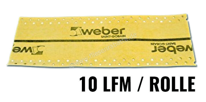Weber Saint-Gobain weber.tec 828 DB G Dichtbandsystem Dichtband 12 cm breit 10 lfm Rolle 359673 | 279889
