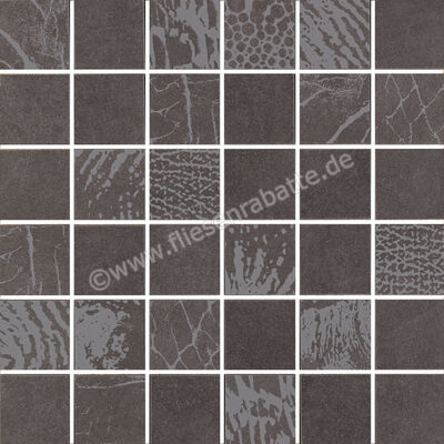 Steuler Thinsation Anthrazit 30x30 cm Mosaik Zoom Poliert Eben Natural Y12084001 | 28086