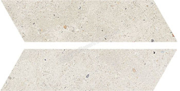 ceramicvision Argent Cream 7x26 cm Bodenfliese / Wandfliese Chevron Soft Strukturiert Naturale CV0185342 | 282202