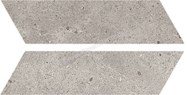 ceramicvision Argent Greige 7x26 cm Bodenfliese / Wandfliese Chevron Soft Strukturiert Naturale CV0185343 | 282262