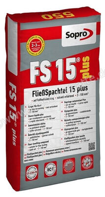 Sopro Bauchemie FS15 PLUS Fließspachtelmasse 25 kg Sack 7755025 (550-21) | 286266