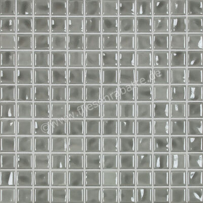 Jasba Amano Mittelgrau 2x2 cm Mosaik 2x2 cm Glänzend Eben 41923H | 28781
