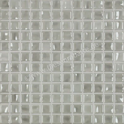 Jasba Amano Hellgrau 2x2 cm Mosaik 2x2 cm Glänzend Eben 41922H | 28784