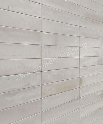 Marazzi Lume Off White 6x24 cm Dekor Wand Glänzend Leicht Strukturiert Lux MA9P | 295617