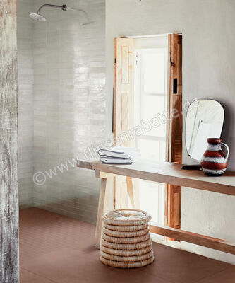 Marazzi Lume Off White 6x24 cm Dekor Wand Glänzend Leicht Strukturiert Lux MA9P | 295620