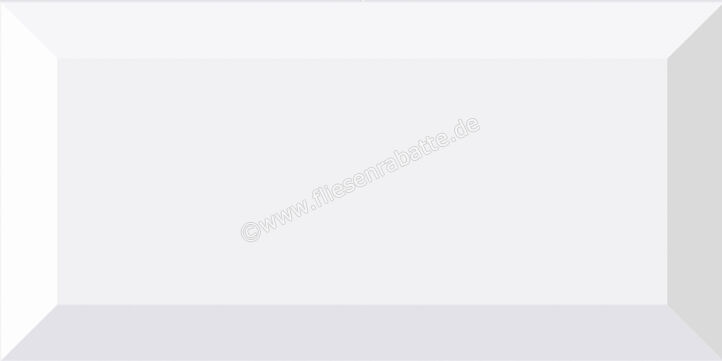 Dune Ceramica Metro White 10x20 cm Wandfliese Glänzend Ungleichmäßige Textur Glossy E230873 | 300612