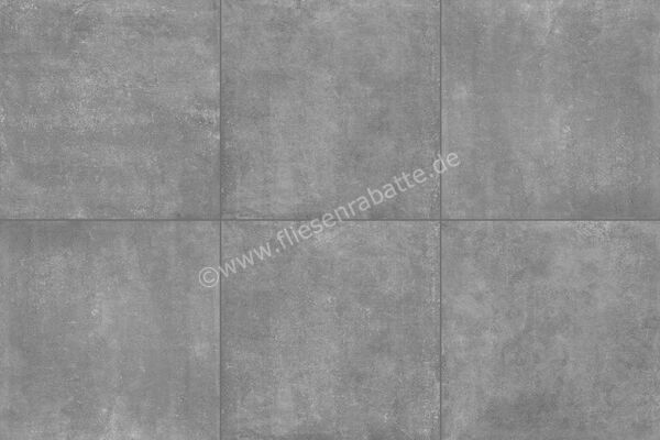 ceramicvision Warehouse Outdoor Graphite 80x80x2 cm Terrassenplatte Matt Strukturiert Naturale CV0012109 | 301374