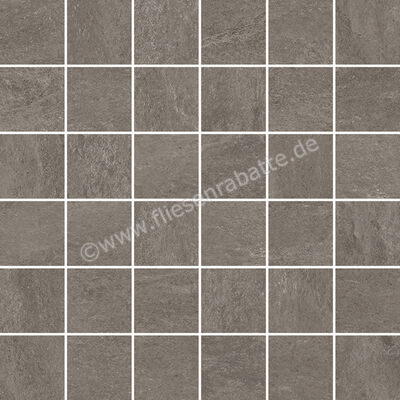 ceramicvision N-Stone Dark Grey 30x30 cm Mosaik 5x5 Matt Strukturiert Naturale CVNST225N | 301719