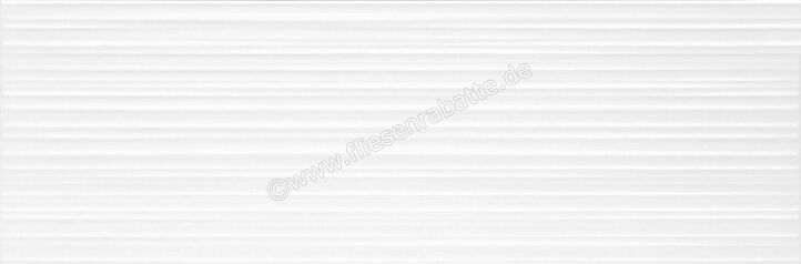 Marazzi Absolute White White 25x76 cm Wandfliese Struttura Fiber 3D Seidenmatt Strukturiert Satinato M022 | 305197