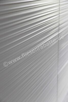 Marazzi Absolute White White 25x76 cm Wandfliese Struttura Fiber 3D Seidenmatt Strukturiert Satinato M022 | 305209