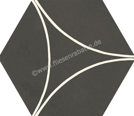 Marazzi Cementum Carbon 18.2x21 cm Bodenfliese / Wandfliese Decoro Arco Matt Eben Naturale M9W3 | 315251