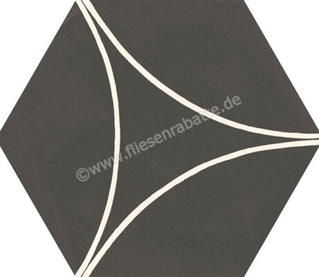 Marazzi Cementum Carbon 18.2x21 cm Bodenfliese / Wandfliese Decoro Arco Matt Eben Naturale M9W3 | 315257