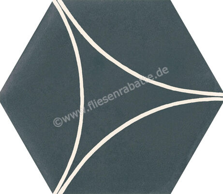 Marazzi Cementum Indigo 18.2x21 cm Bodenfliese / Wandfliese Decoro Arco Matt Eben Naturale M9W2 | 315527
