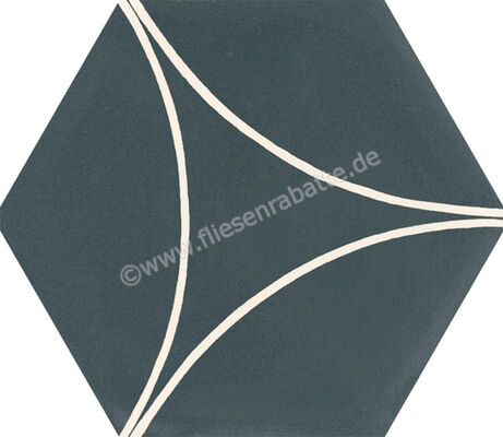 Marazzi Cementum Indigo 18.2x21 cm Bodenfliese / Wandfliese Decoro Arco Matt Eben Naturale M9W2 | 315533