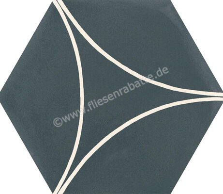 Marazzi Cementum Indigo 18.2x21 cm Bodenfliese / Wandfliese Decoro Arco Matt Eben Naturale M9W2 | 315539