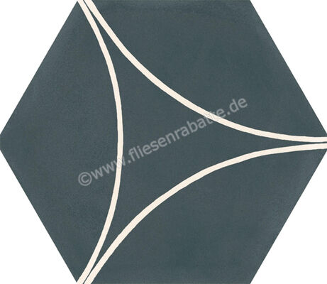 Marazzi Cementum Indigo 18.2x21 cm Bodenfliese / Wandfliese Decoro Arco Matt Eben Naturale M9W2 | 315542