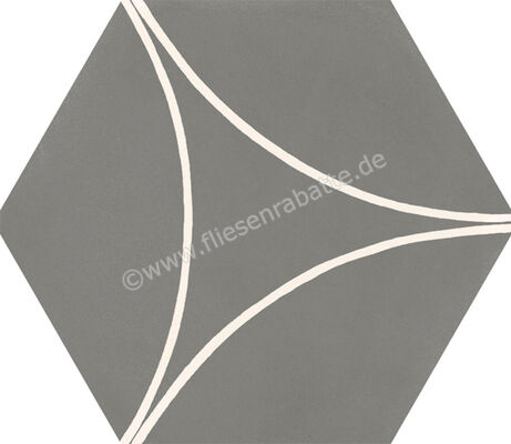 Marazzi Cementum Lead 18.2x21 cm Bodenfliese / Wandfliese Decoro Arco Matt Eben Naturale M9W1 | 315890