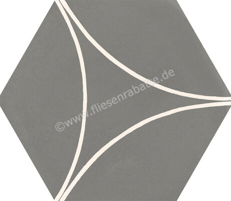 Marazzi Cementum Lead 18.2x21 cm Bodenfliese / Wandfliese Decoro Arco Matt Eben Naturale M9W1 | 315893