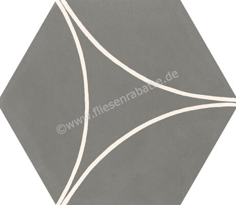 Marazzi Cementum Lead 18.2x21 cm Bodenfliese / Wandfliese Decoro Arco Matt Eben Naturale M9W1 | 315896