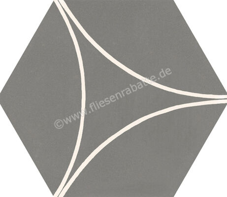 Marazzi Cementum Lead 18.2x21 cm Bodenfliese / Wandfliese Decoro Arco Matt Eben Naturale M9W1 | 315899
