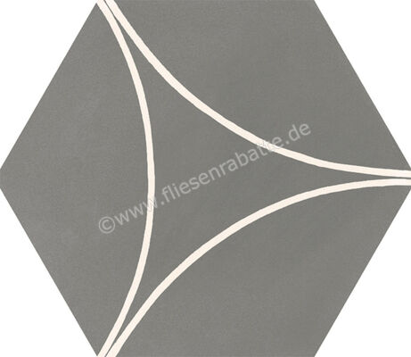 Marazzi Cementum Lead 18.2x21 cm Bodenfliese / Wandfliese Decoro Arco Matt Eben Naturale M9W1 | 315908