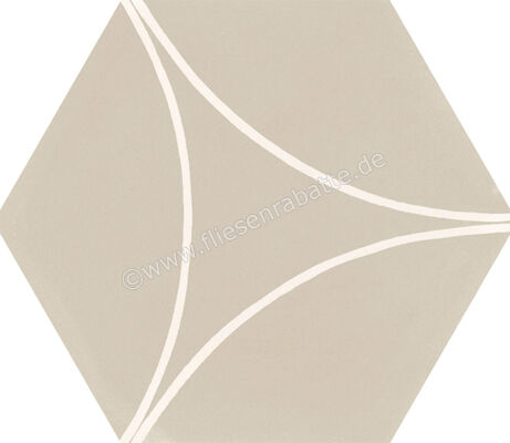 Marazzi Cementum Sand 18.2x21 cm Bodenfliese / Wandfliese Decoro Arco Matt Eben Naturale M9VZ | 316799