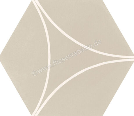 Marazzi Cementum Sand 18.2x21 cm Bodenfliese / Wandfliese Decoro Arco Matt Eben Naturale M9VZ | 316817
