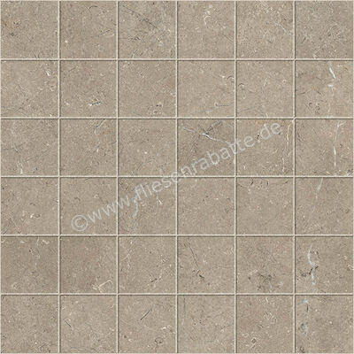 Marazzi Mystone Limestone Taupe 30x30 cm Mosaik 5X5 Matt Eben Naturale M8HR | 320096