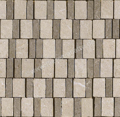 Marazzi Mystone Limestone Taupe 30x30.5 cm Mosaik Mosaico Mix Matt Eben Naturale M8LP | 320102